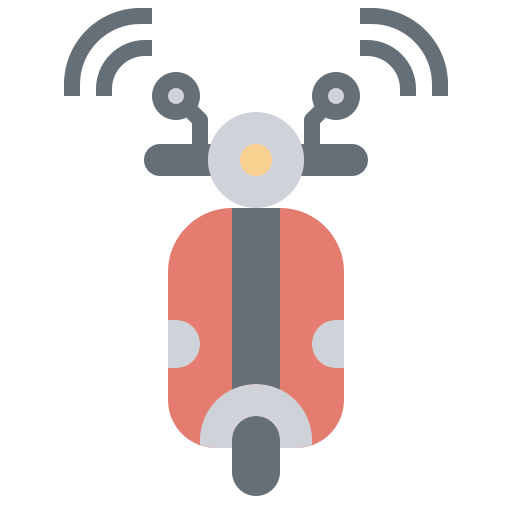 Motorbike Surang Flat icon