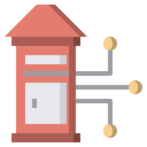Mail box Surang Flat icon