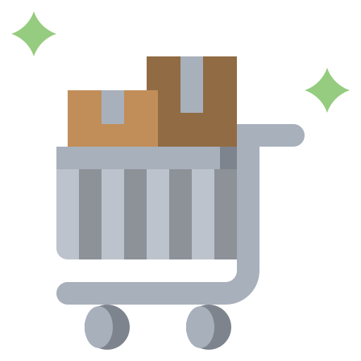 Shopping cart Surang Flat icon