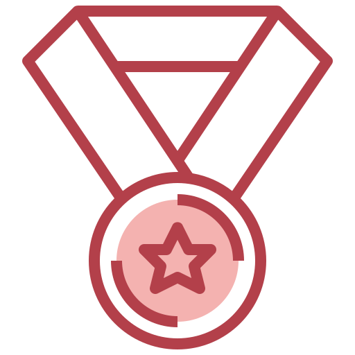medal Surang Red ikona