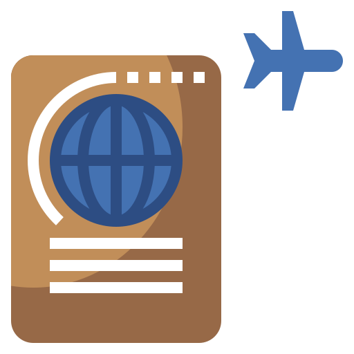 pasaporte Surang Flat icono