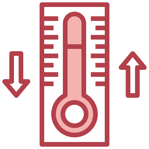 Thermometer Surang Red icon