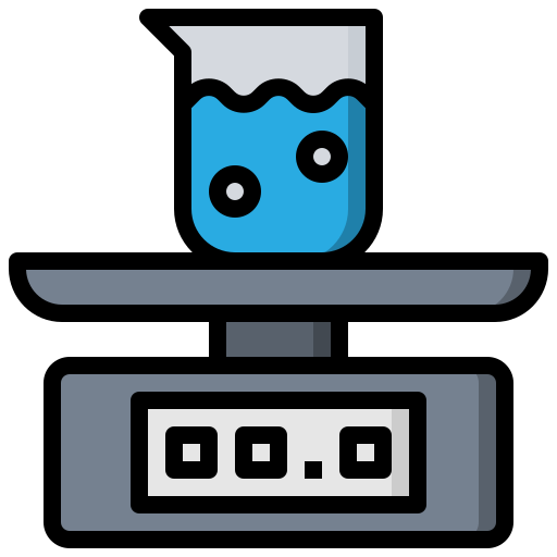 Weight scale Surang Lineal Color icon