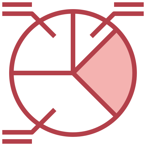 kuchendiagramm Surang Red icon