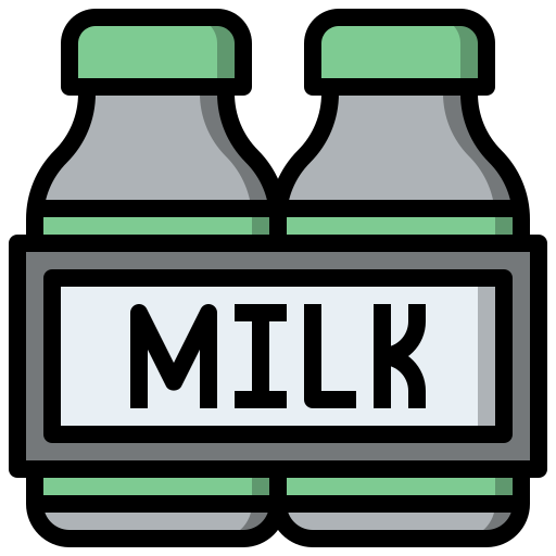 mleko Surang Lineal Color ikona