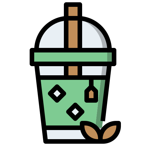 お茶 Surang Lineal Color icon
