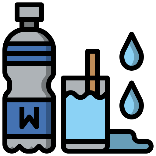 Water Surang Lineal Color icon