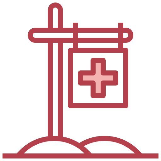 clínica de salud Surang Red icono