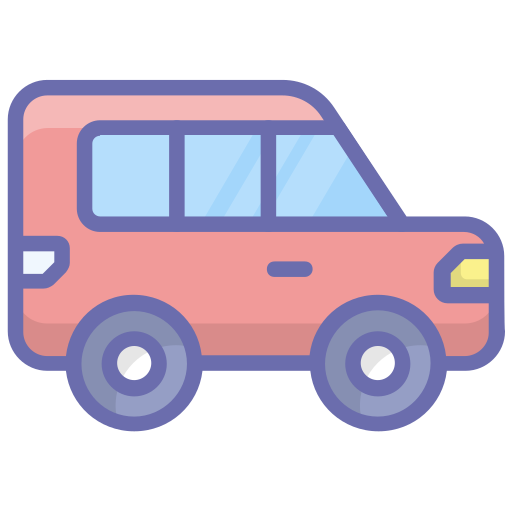 minivan Generic Outline Color icon