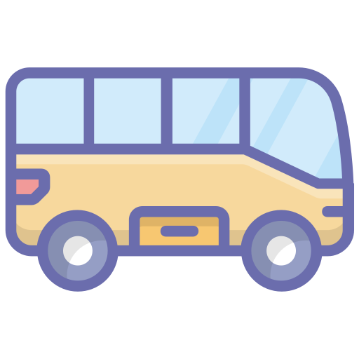 School bus Generic Outline Color icon