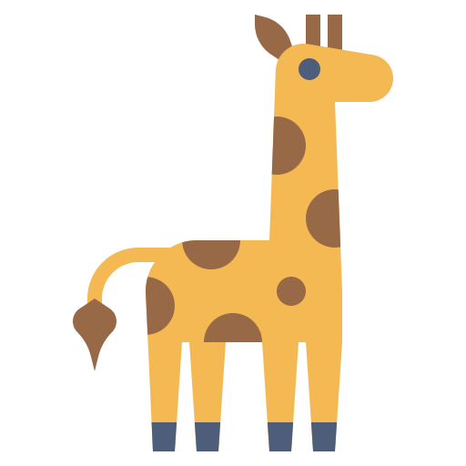 Giraffe Surang Flat icon