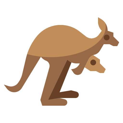 Kangaroo Surang Flat icon