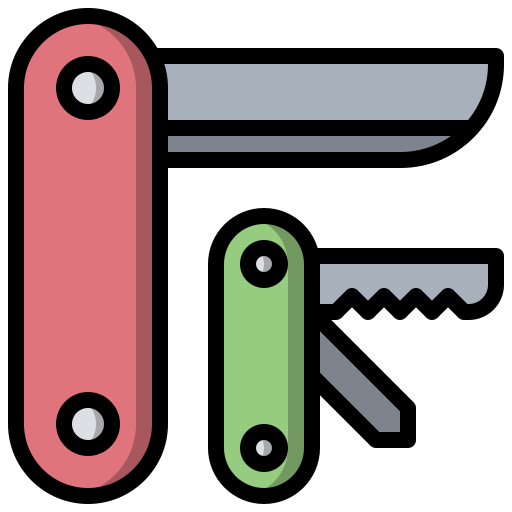 Swiss knife Surang Lineal Color icon