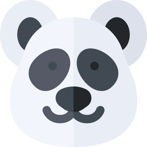 Panda Basic Rounded Flat icon