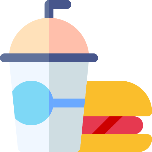 Fast food Basic Rounded Flat icon