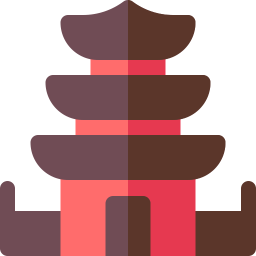 寺 Basic Rounded Flat icon