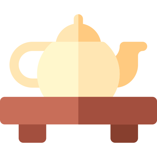 tetera Basic Rounded Flat icono