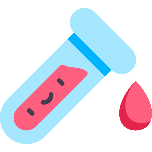 Blood test Kawaii Flat icon