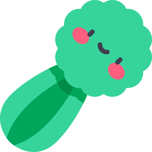 Celery Kawaii Flat icon