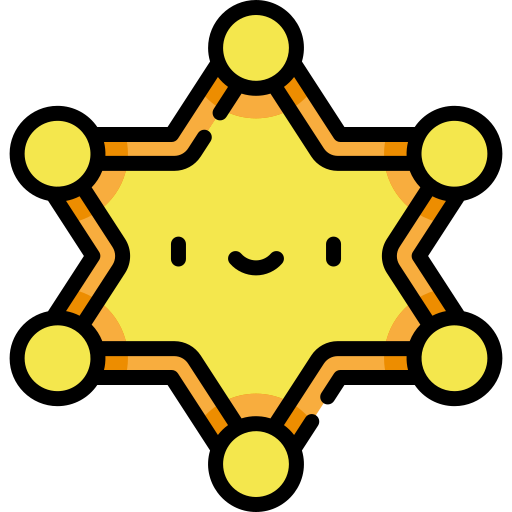 Badge Kawaii Lineal color icon
