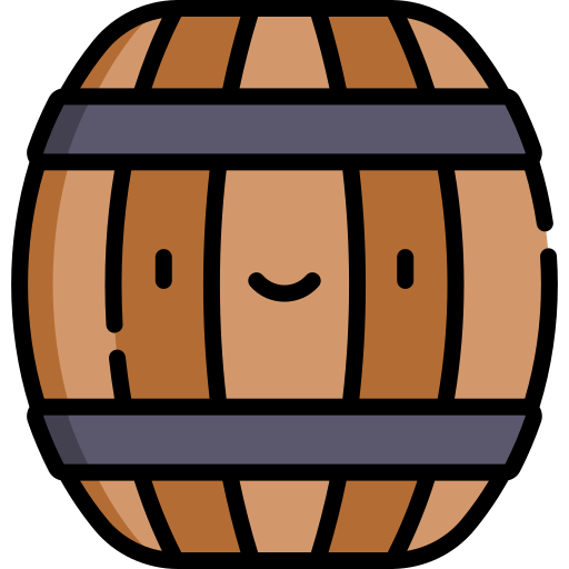 Barrel Kawaii Lineal color icon