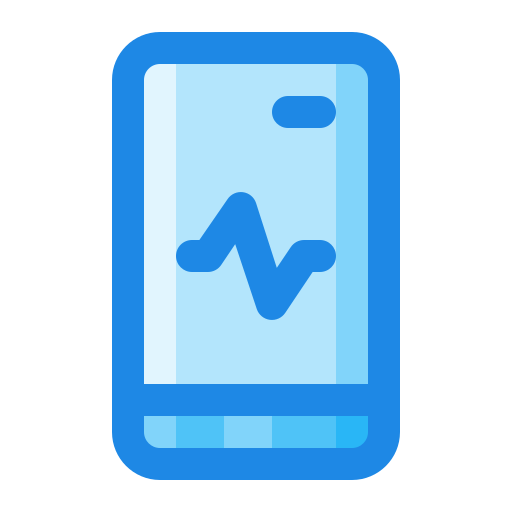 Heart rate monitor Generic Blue icon