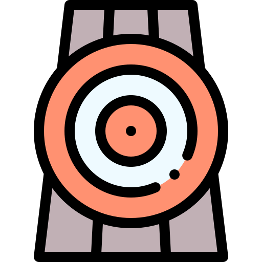 bullseye Detailed Rounded Lineal color icon