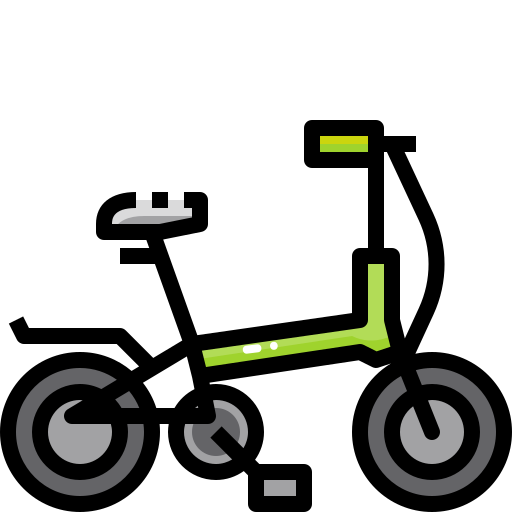 fahrrad Generic Outline Color icon