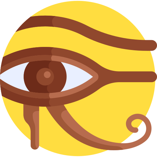ojo de ra Detailed Flat Circular Flat icono