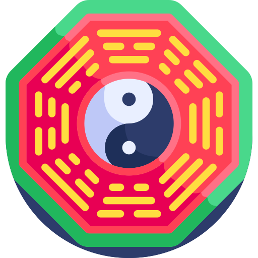 음양 Detailed Flat Circular Flat icon