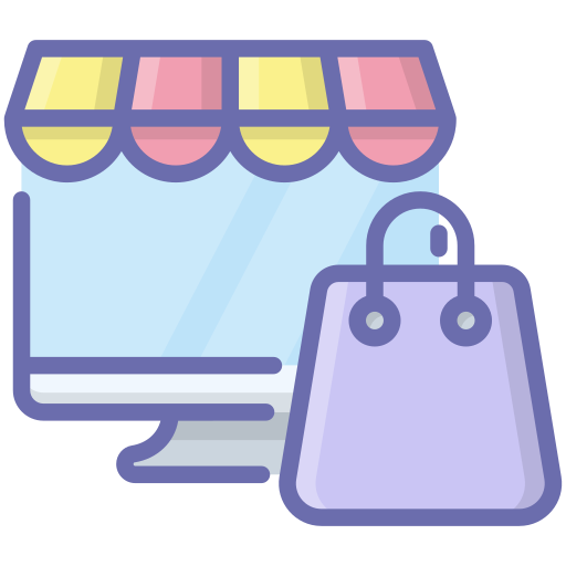 Онлайн шоппинг Generic Outline Color иконка