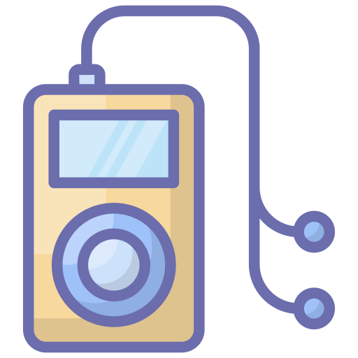 ipod Generic Outline Color icono