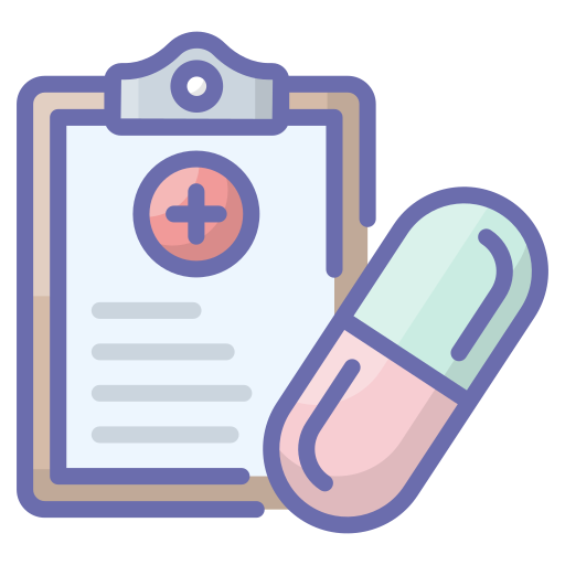 Medical prescription Generic Outline Color icon