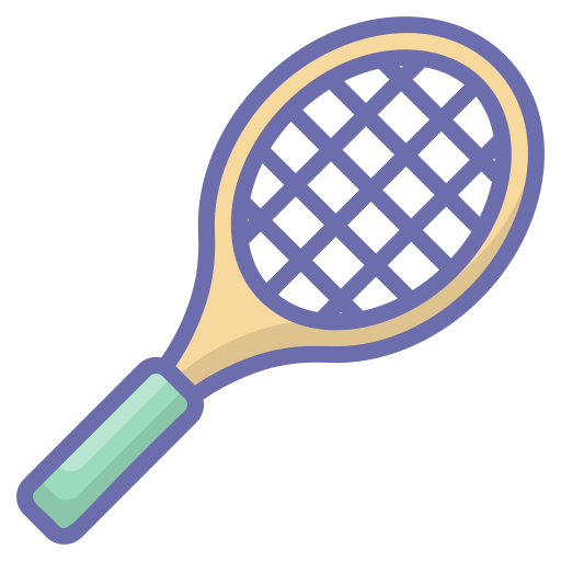racchetta da tennis Generic Outline Color icona