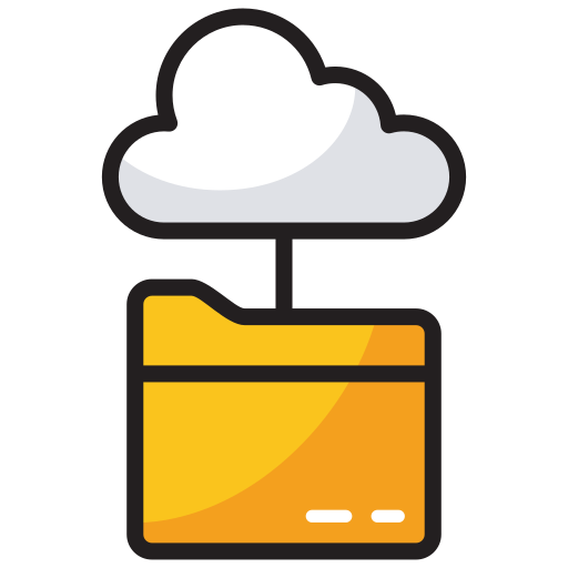 archiviazione cloud Generic Outline Color icona