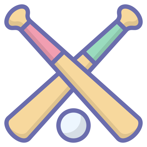 base-ball Generic Outline Color Icône