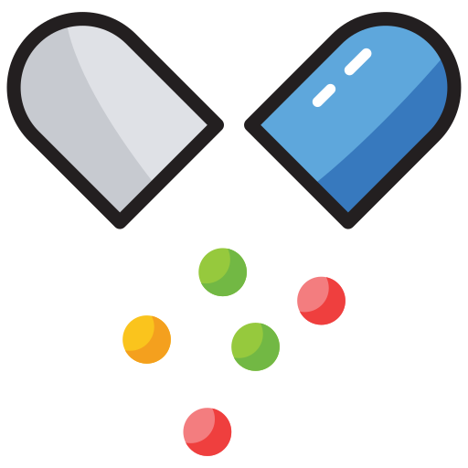 カプセル Generic Outline Color icon