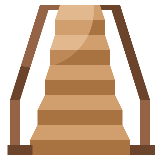 Steps Surang Flat icon