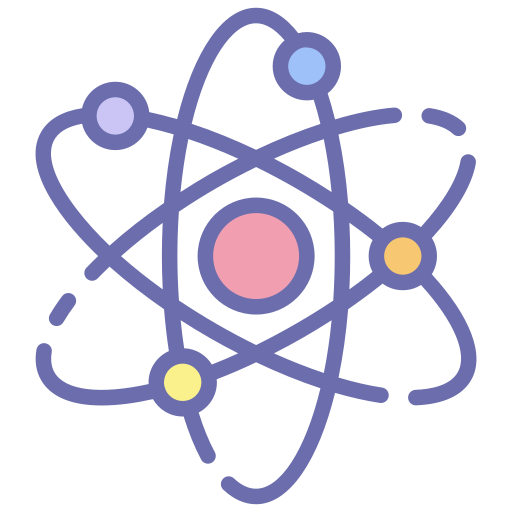 struttura atomica Generic Outline Color icona