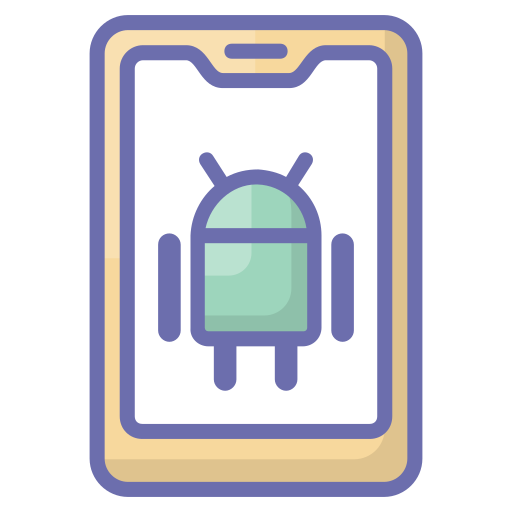 androide Generic Outline Color icono