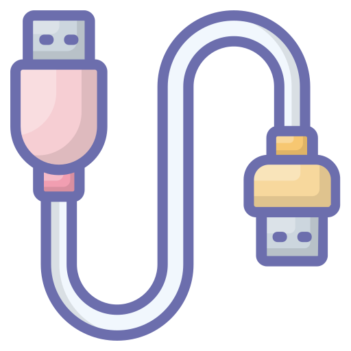 usb-kabel Generic Outline Color icon