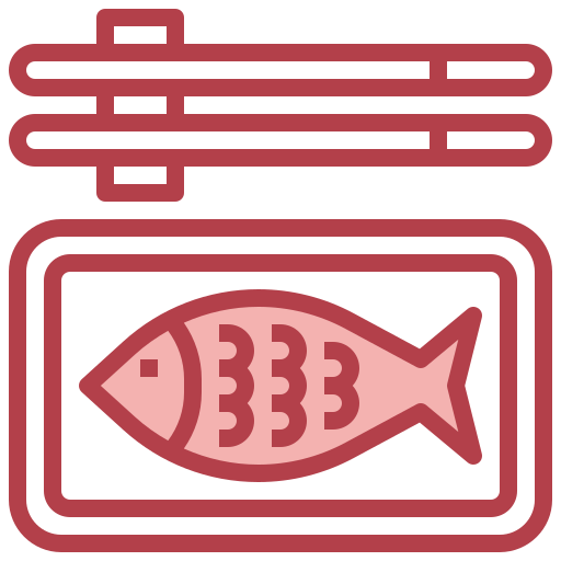 peixe Surang Red Ícone