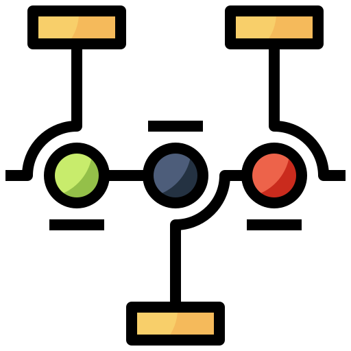 gráfico Surang Lineal Color Ícone