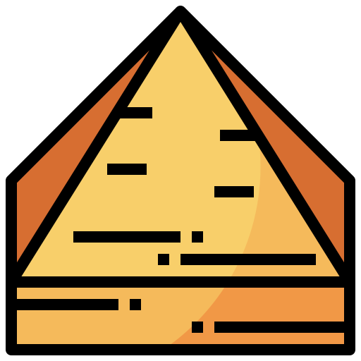 Pyramid Surang Lineal Color icon