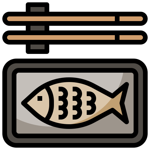 Fish Surang Lineal Color icon