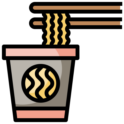 Noodles Surang Lineal Color icon