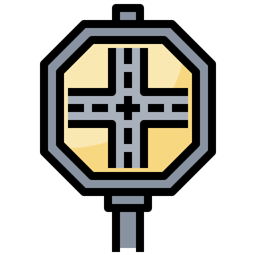 交通標識 Surang Lineal Color icon