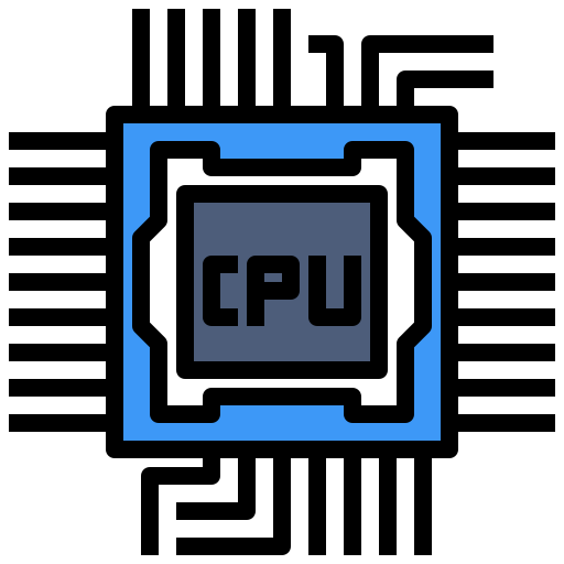 cpu Surang Lineal Color icon