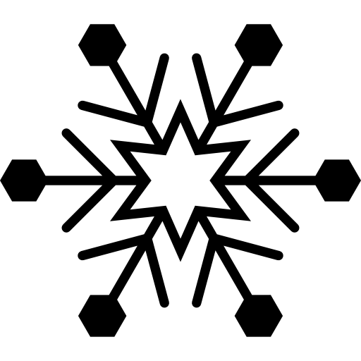sneeuwvlokken  icoon