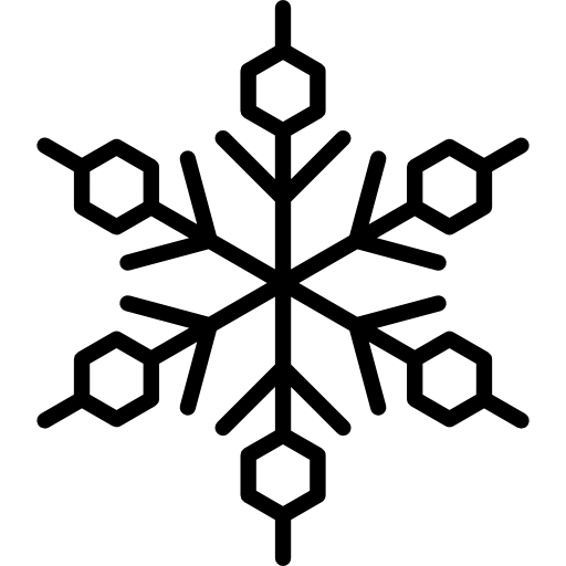płatki śniegu  ikona